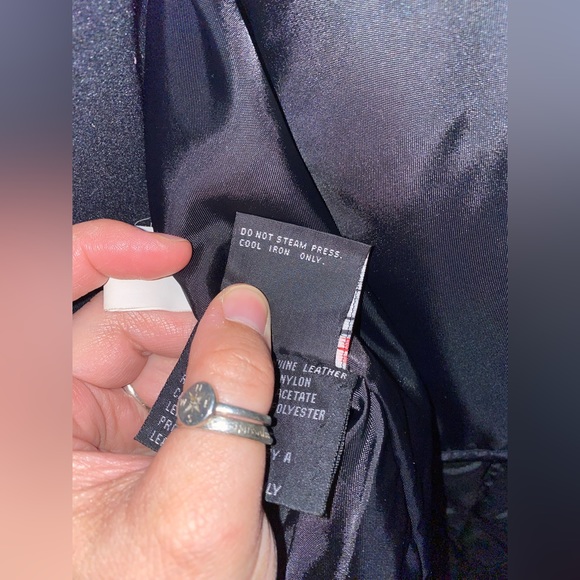 Kenneth Cole Reaction Leather Bomber Jacket - Picture 6 of 9